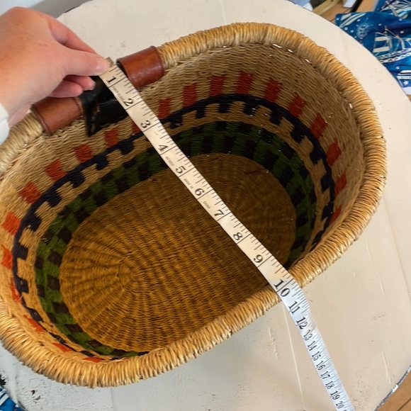 African market bicycle basket multicolored - Picture 11 of 13